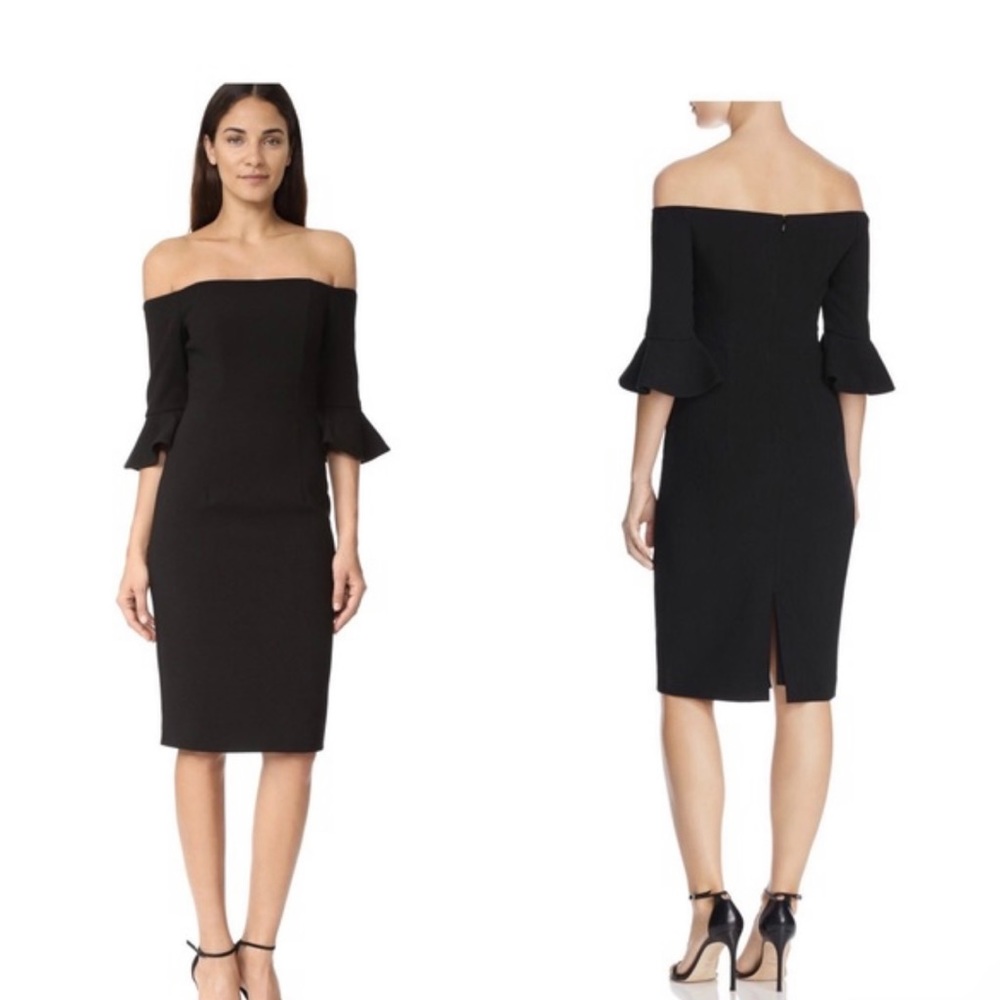 Black Halo, off shoulder dress